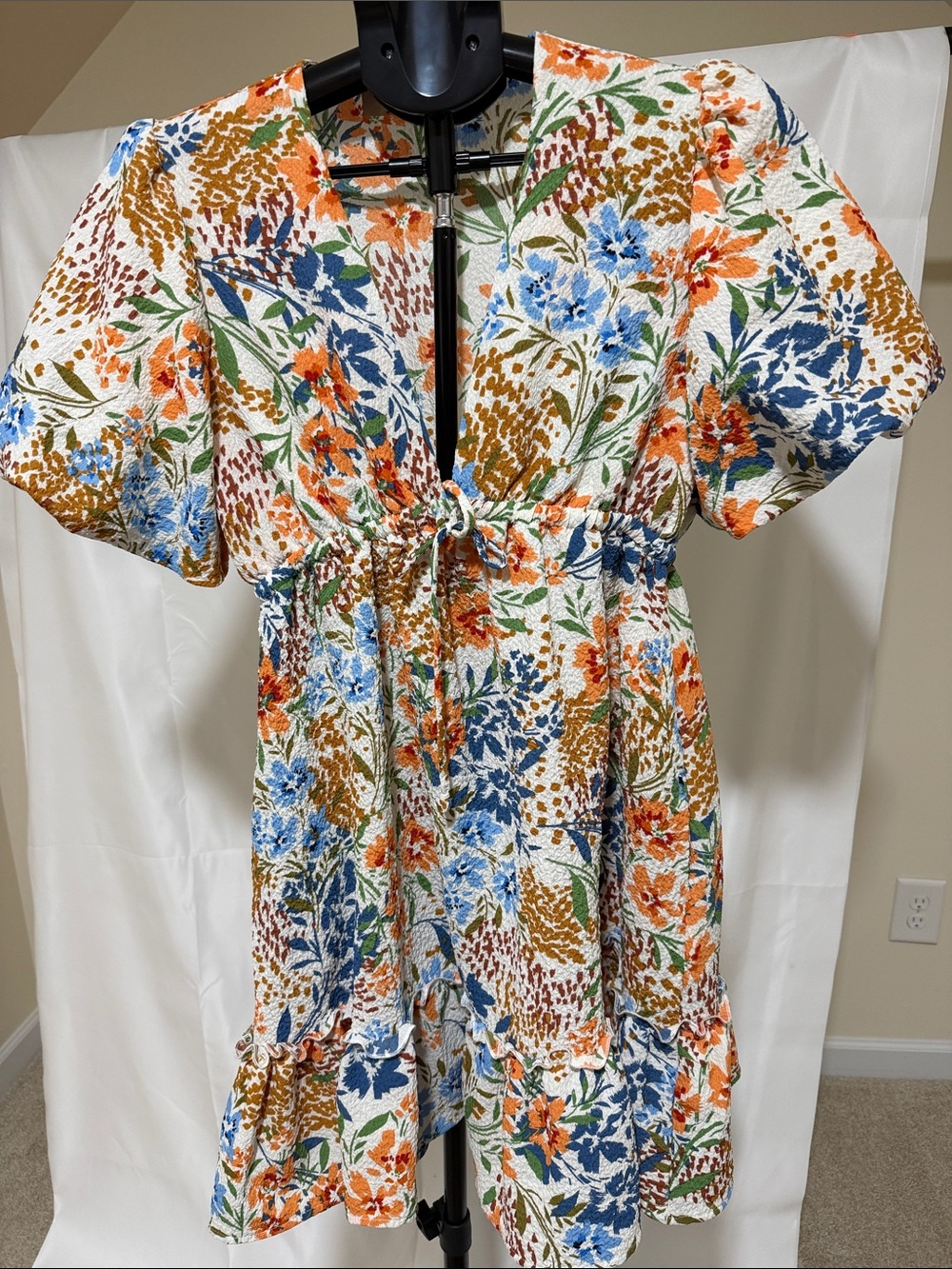 Three Bird Nest Floral Dress